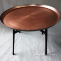 Husk Coffee Table Replica furniture Husk coffee table in black powder coated steel frame Supplier